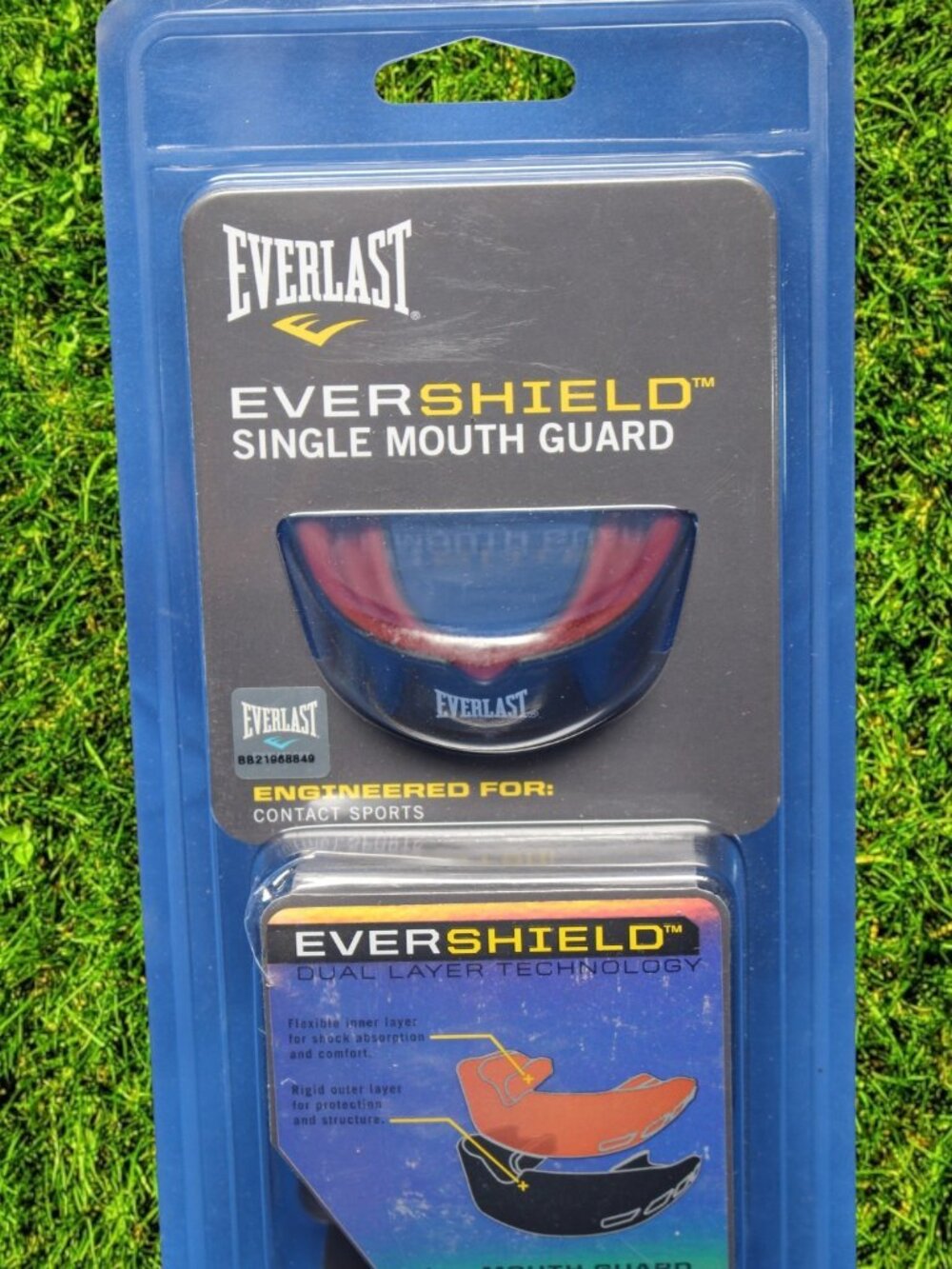 Everlast Evershield Single Mouth Guard 1400003 Duel Layer Technology
